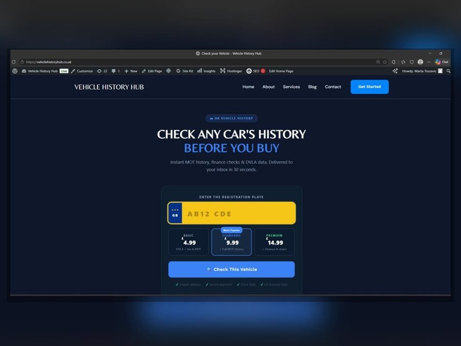 Vehicle History Hub